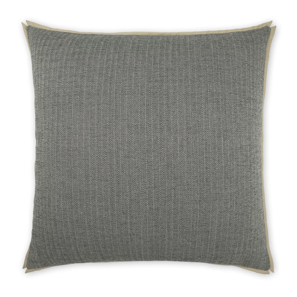 D.V. Kap Home Ashbury Charcoal 24" x 24" Pillow Cover