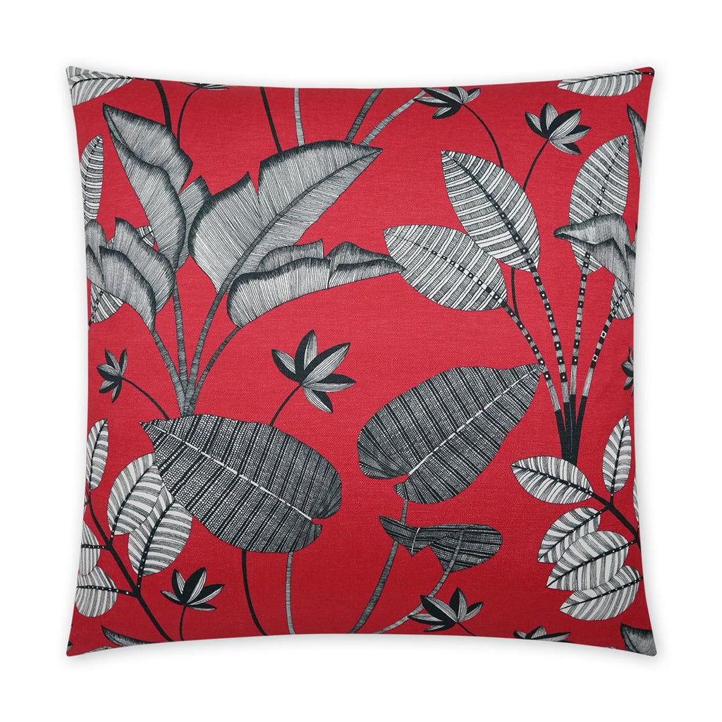 D.V. Kap Home Luzon Red 24" x 24" Pillow Cover