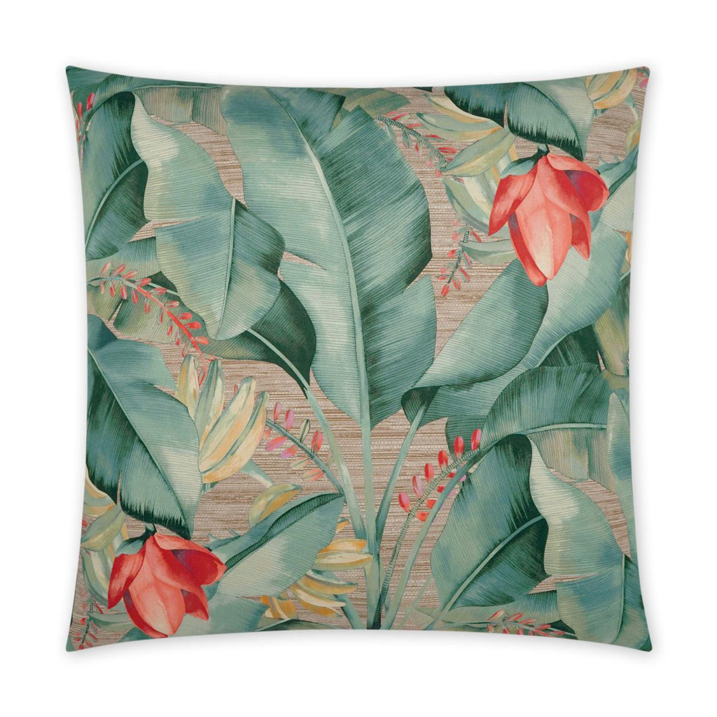 D.V. Kap Home Fronds Beach, Floral 24" x 24" Pillow Cover