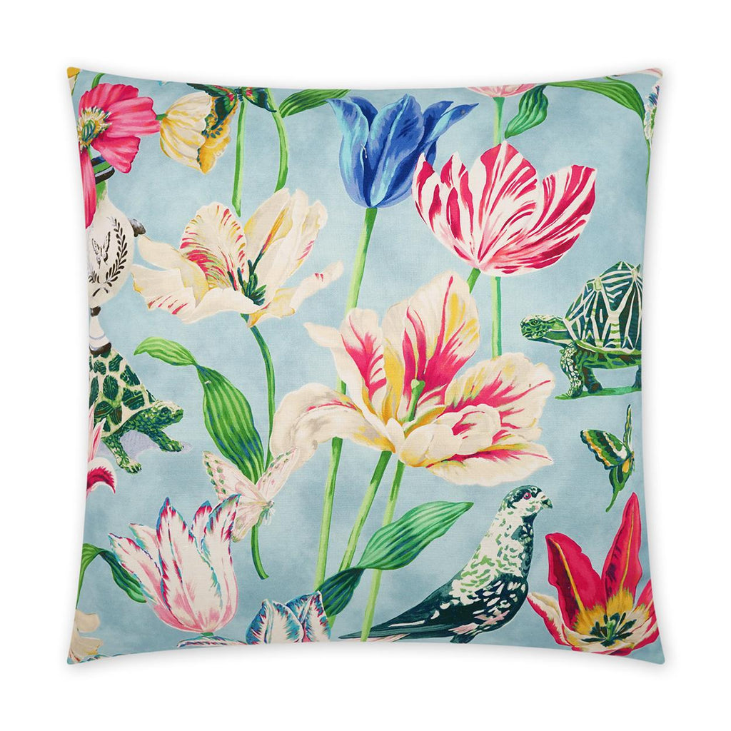 D.V. Kap Home Enchanted Floral, Traditional 24" x 24" Pillow Cover