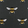 D.V. Kap Home Busy Bee Charcoal Fabric