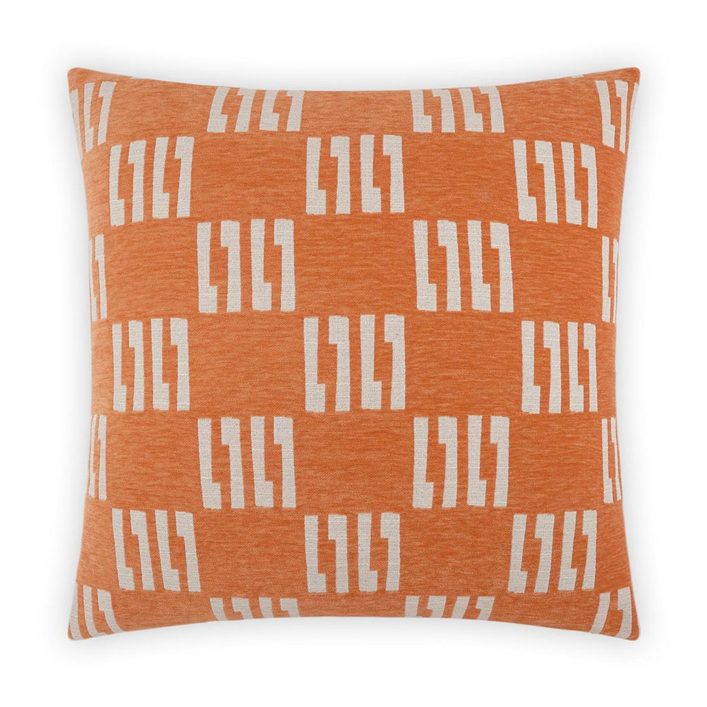 D.V. Kap Home Milo Orange 24" x 24" Pillow Cover