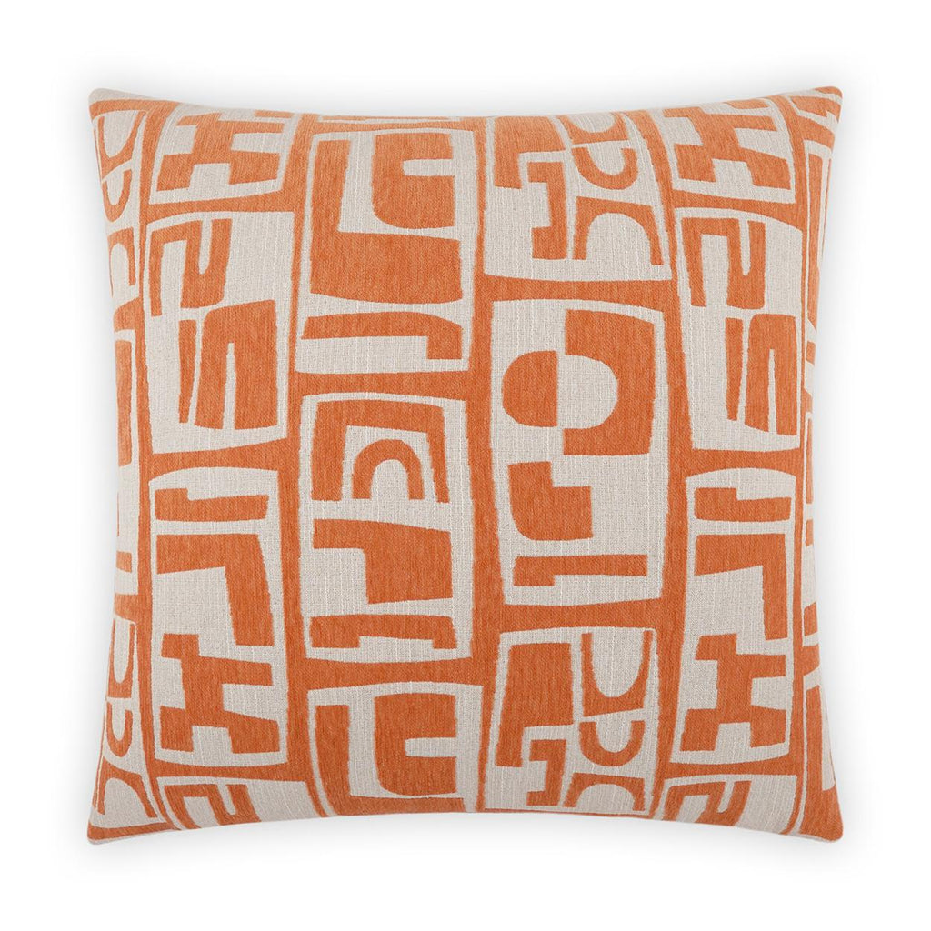 D.V. Kap Home Toro Orange 24" x 24" Pillow Cover