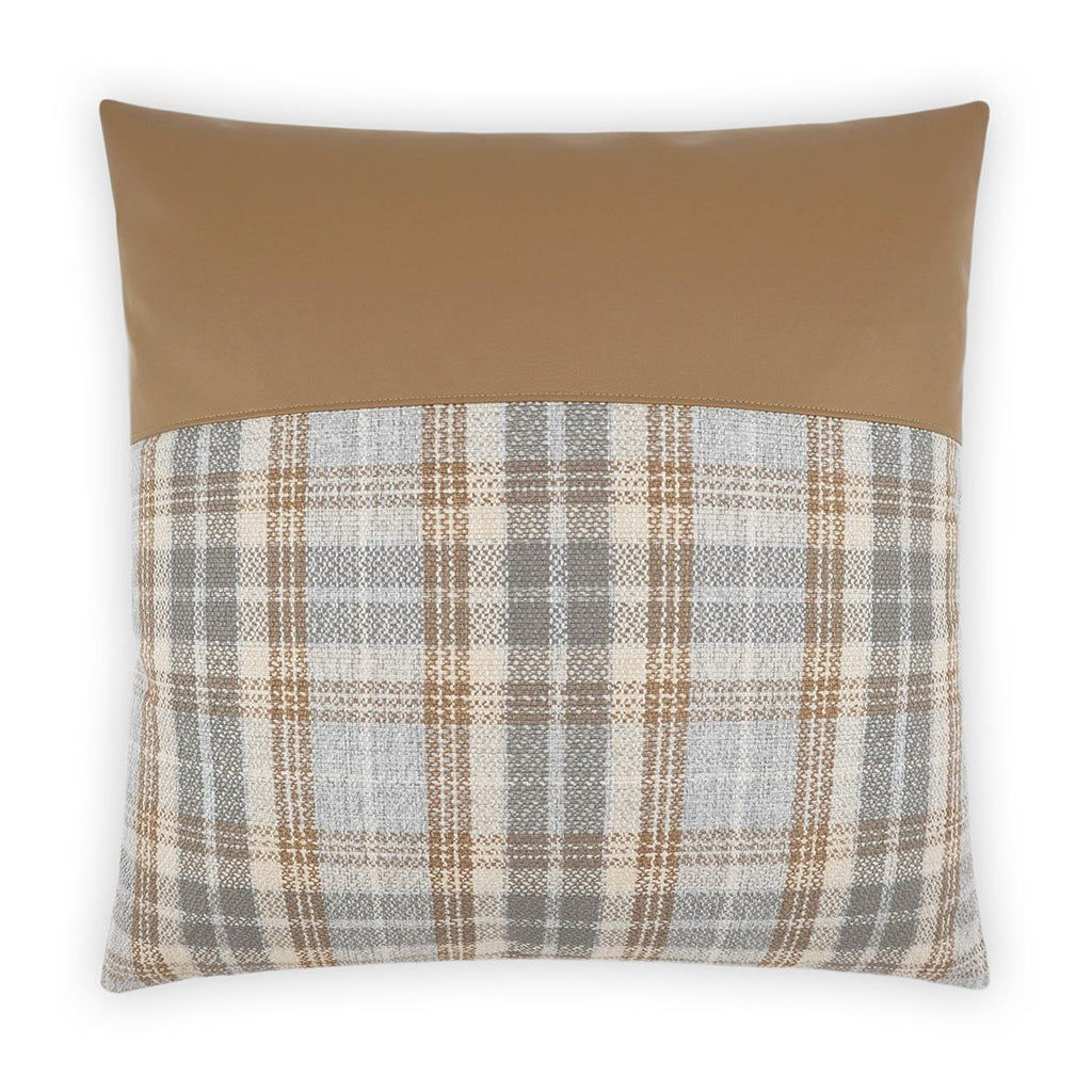 D.V. Kap Home Brighton Plaid - Check, Western Chic 24" x 24" Pillow Cover