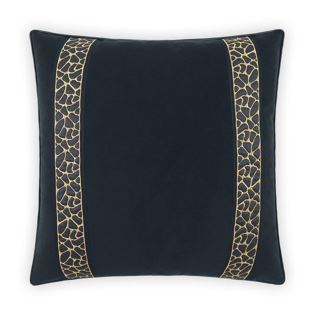 D.V. Kap Home Sloane Black 24" x 24" Pillow Cover