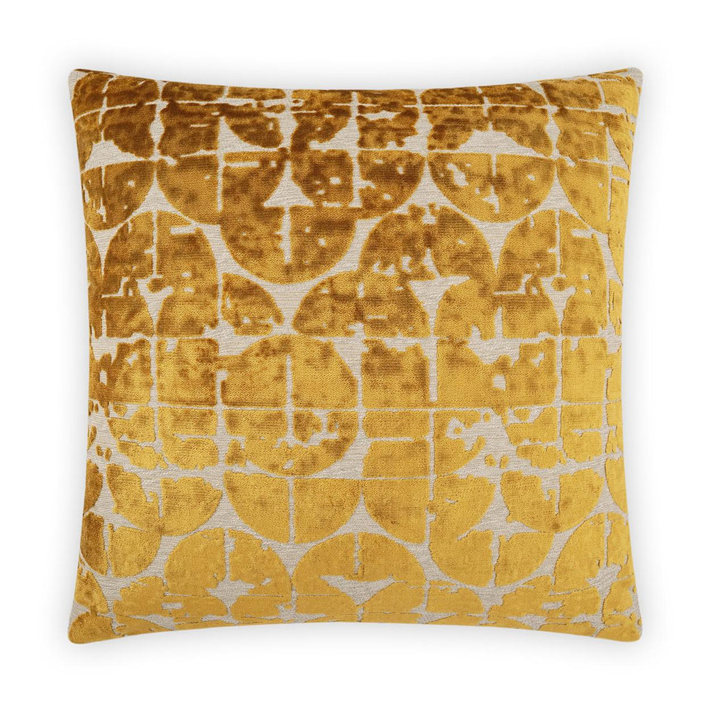 D.V. Kap Home Bravura Gold 24" x 24" Pillow Cover