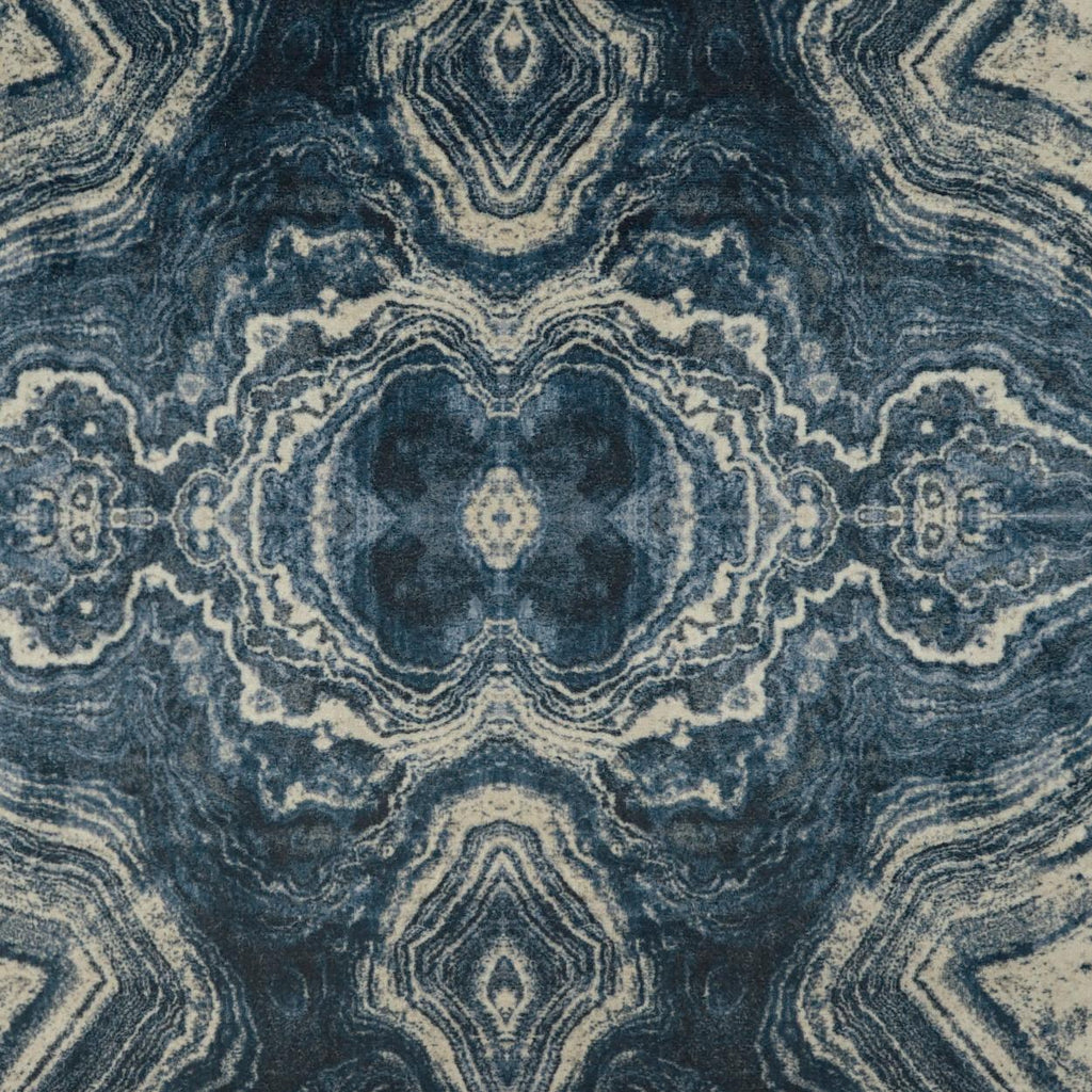 D.V. Kap Home Banding Indigo  Fabric