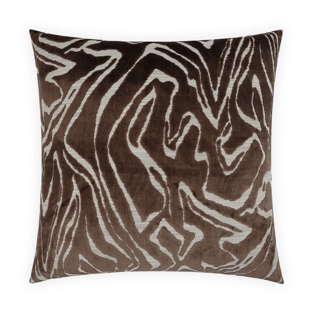 D.V. Kap Home Zuniga Chocolate 24" x 24" Pillow Cover