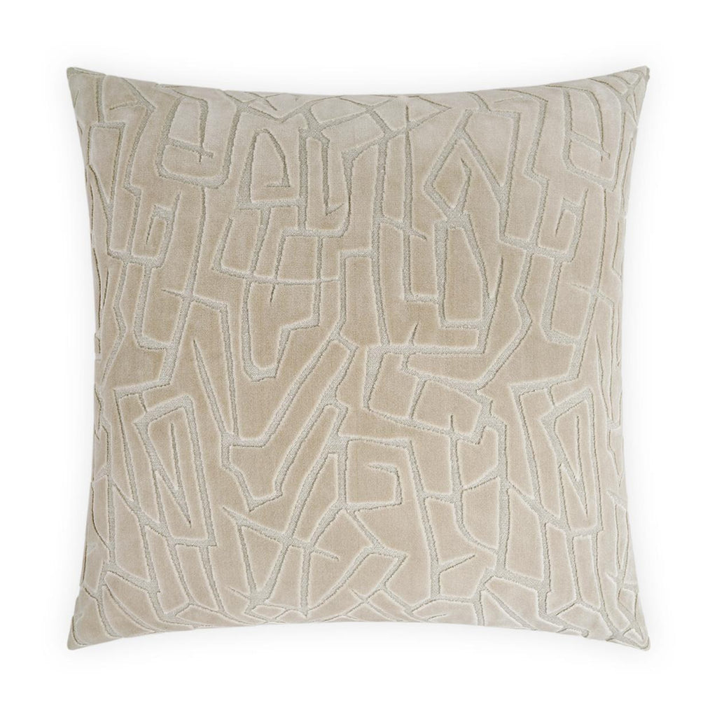 D.V. Kap Home Fragment Abstract, Transitional 24" x 24" Pillow Cover