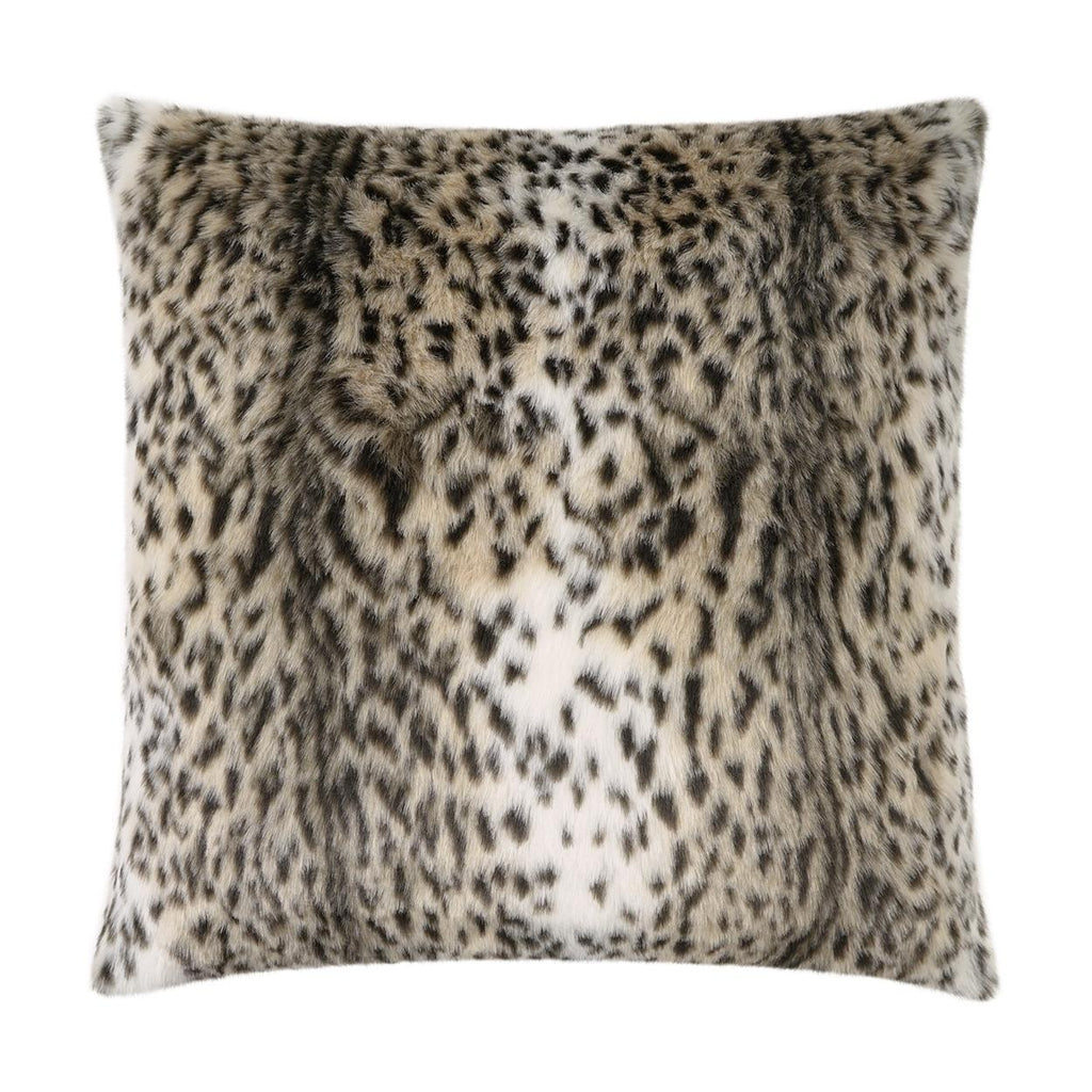 D.V. Kap Home Ocelot Faux Fur, Animal 24" x 24" Pillow Cover