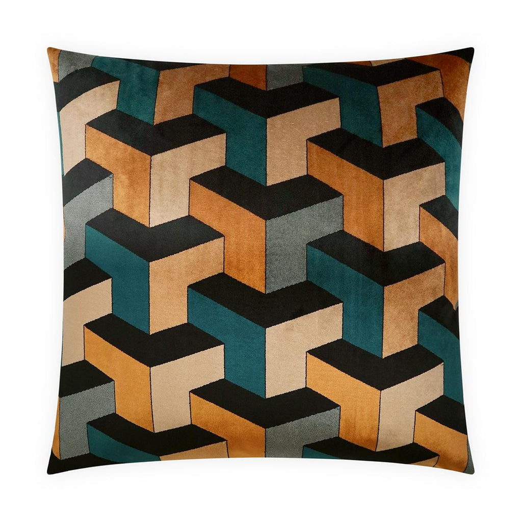 D.V. Kap Home Escher Modern, Geometric 24" x 24" Pillow Cover