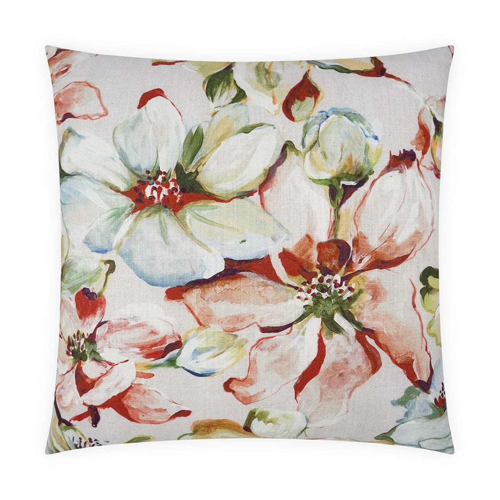 D.V. Kap Home Blooming Floral, Traditional 24" x 24" Pillow Cover