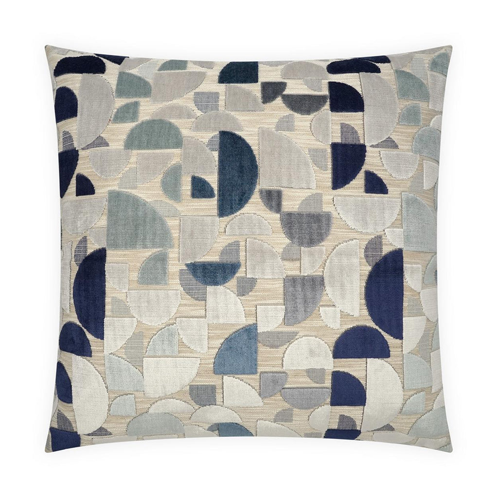 D.V. Kap Home Perfect Curve Glam, Geometric, Modern 24" x 24" Pillow Cover