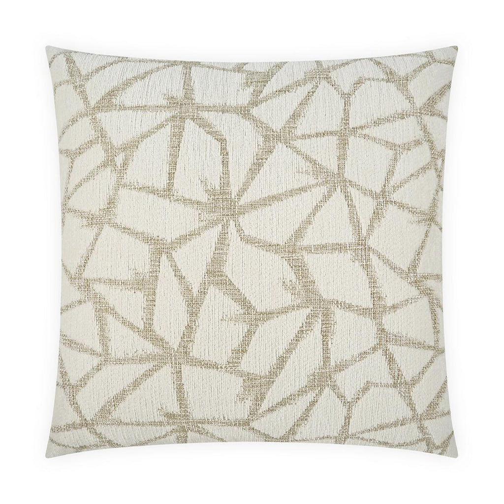 D.V. Kap Home Crackle Vanilla 24" x 24" Pillow Cover