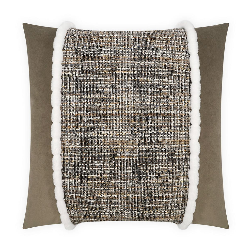 D.V. Kap Home Underwood Center Natural 24" x 24" Pillow Cover