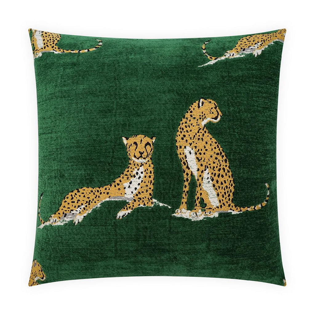 D.V. Kap Home Big Iris Emerald 24" x 24" Pillow Cover