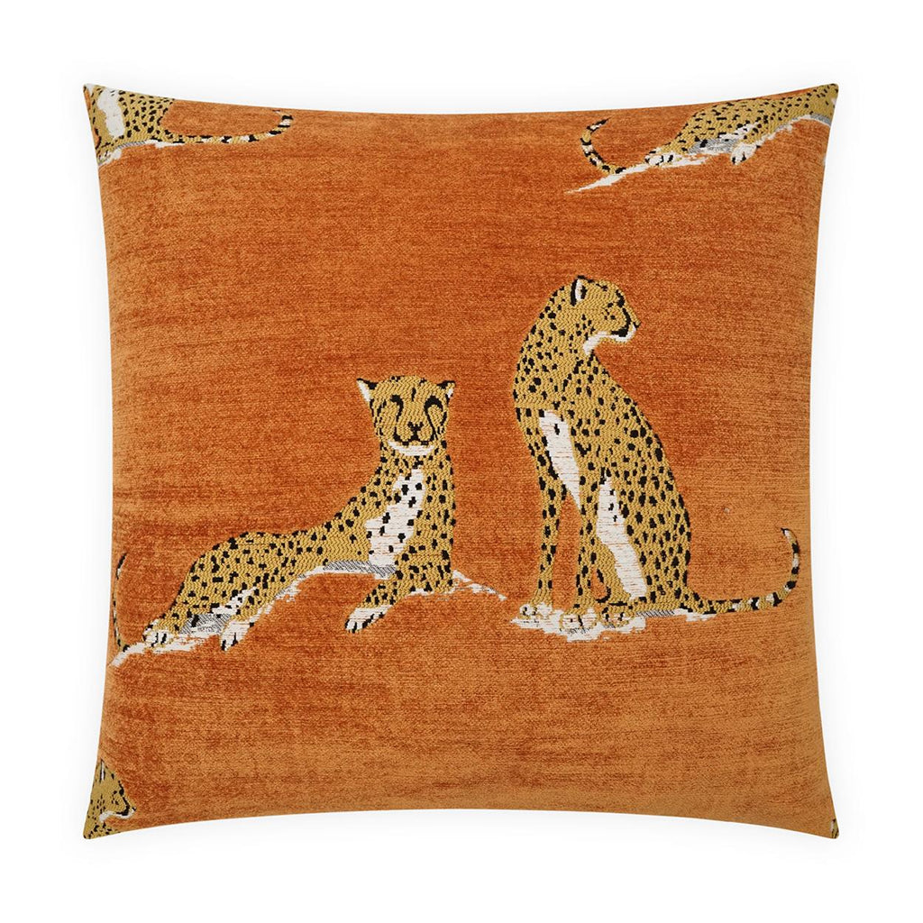 D.V. Kap Home Big Iris Marmalade 24" x 24" Pillow Cover