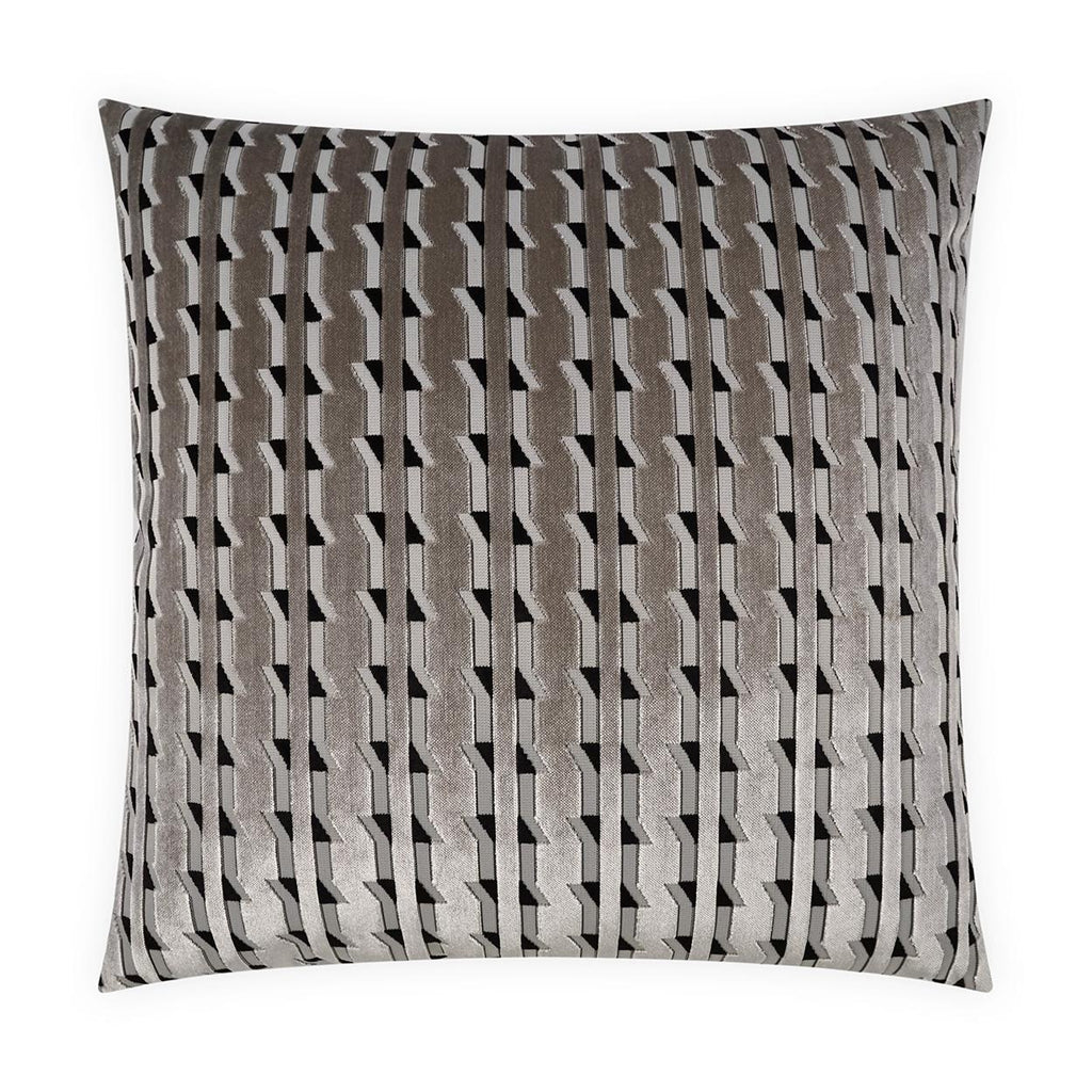 D.V. Kap Home Guerro Geometric, Transitional, Glam, Modern 24" x 24" Pillow Cover