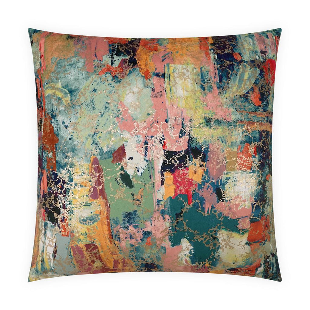 D.V. Kap Home Art De Vivre Abstract, Transitional 24" x 24" Pillow Cover