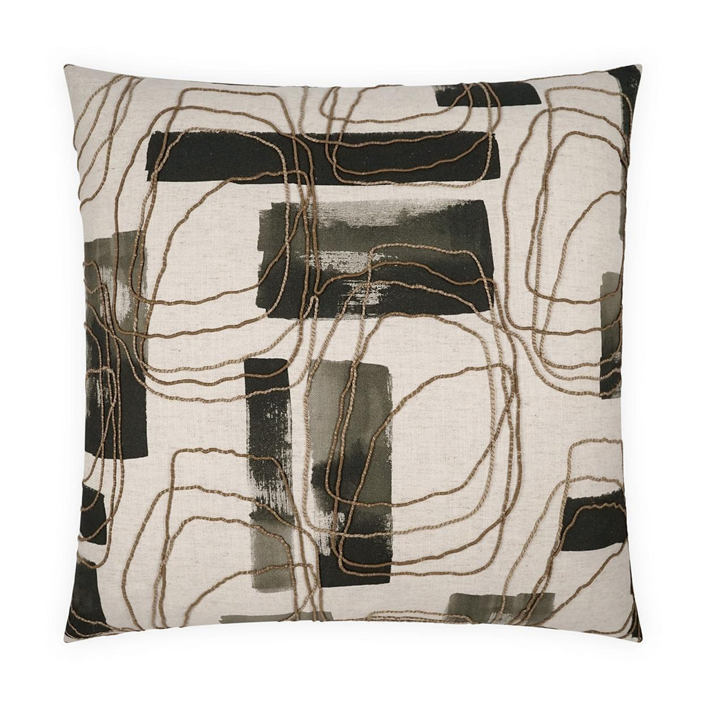 D.V. Kap Home Freeform Ink 24" x 24" Pillow Cover