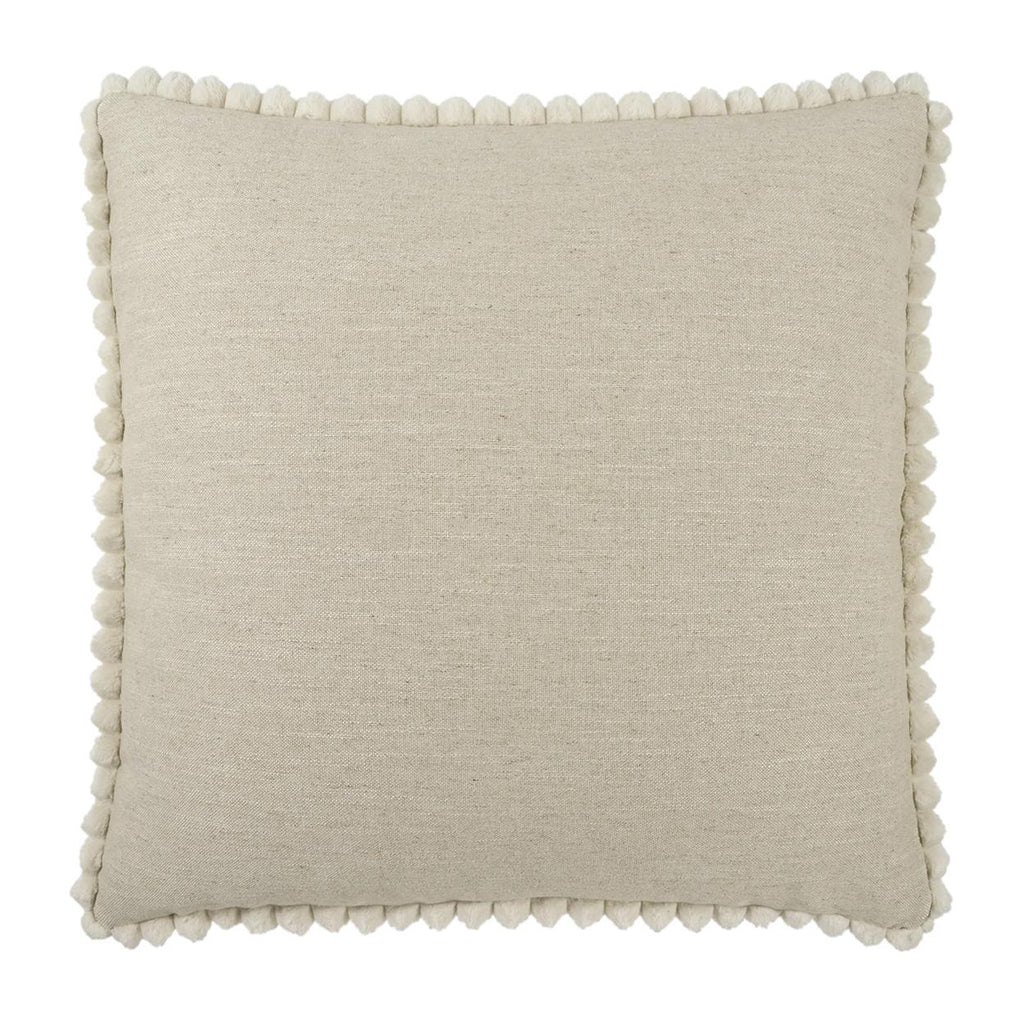 D.V. Kap Home Pom Chic Linen 24" x 24" Pillow Cover