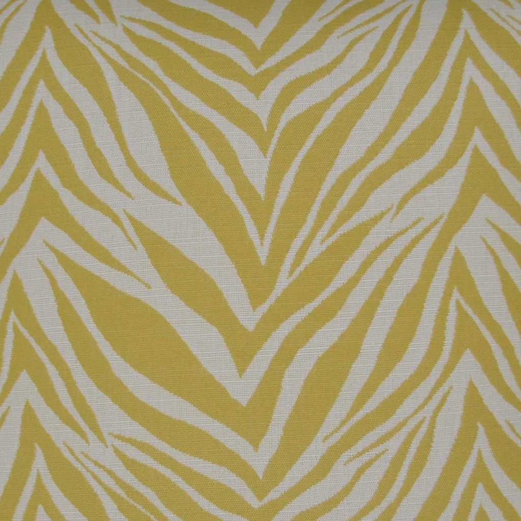 D.V. Kap Home Crazy Horse Yellow Zebra 22" x 22" Pillow Cover