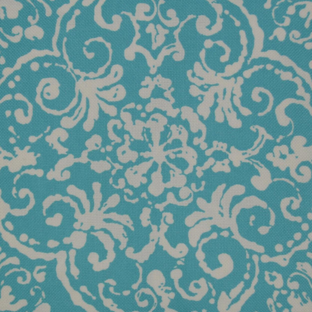 D.V. Kap Home Print Affair Turquoise 22" x 22" Pillow Cover