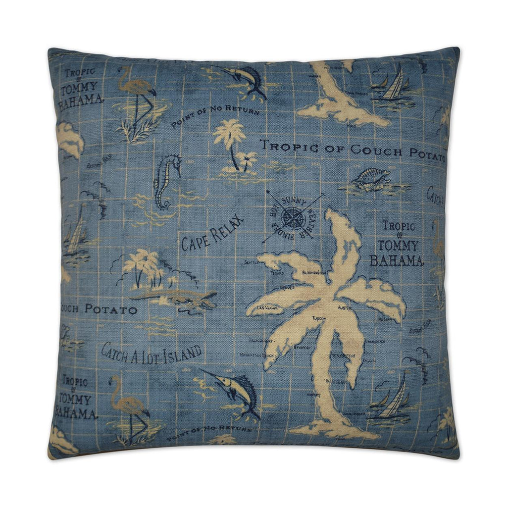 D.V. Kap Home Island Song Ocean 22" x 22" Pillow Cover