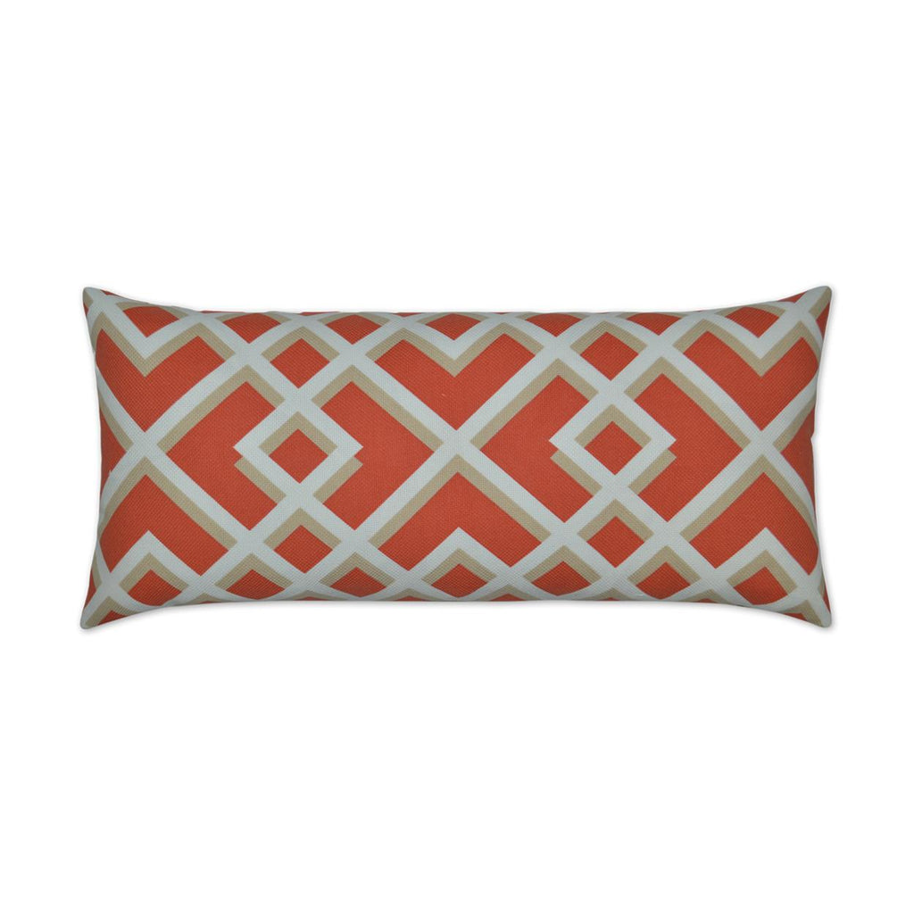 D.V. Kap Home Pergola Lumbar Coral 12" x 24" Pillow Cover