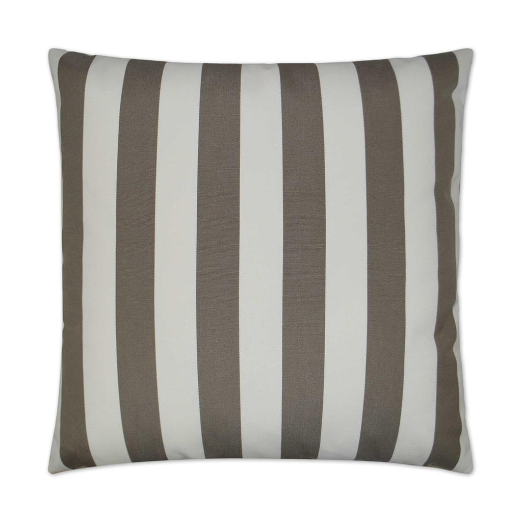 D.V. Kap Home Caf Stripe Driftwood 22" x 22" Pillow Cover