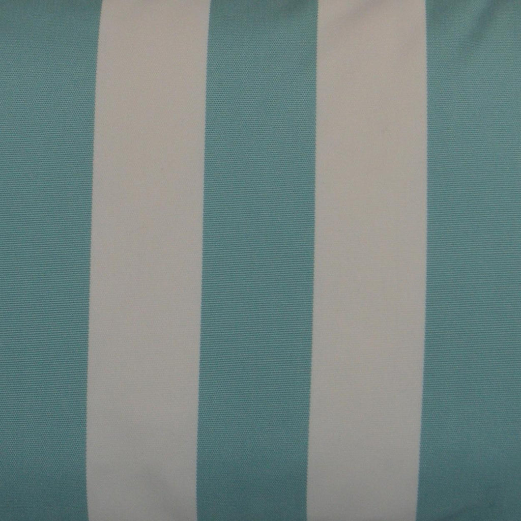 D.V. Kap Home Caf Stripe Lumbar Aqua 12" x 24" Pillow Cover