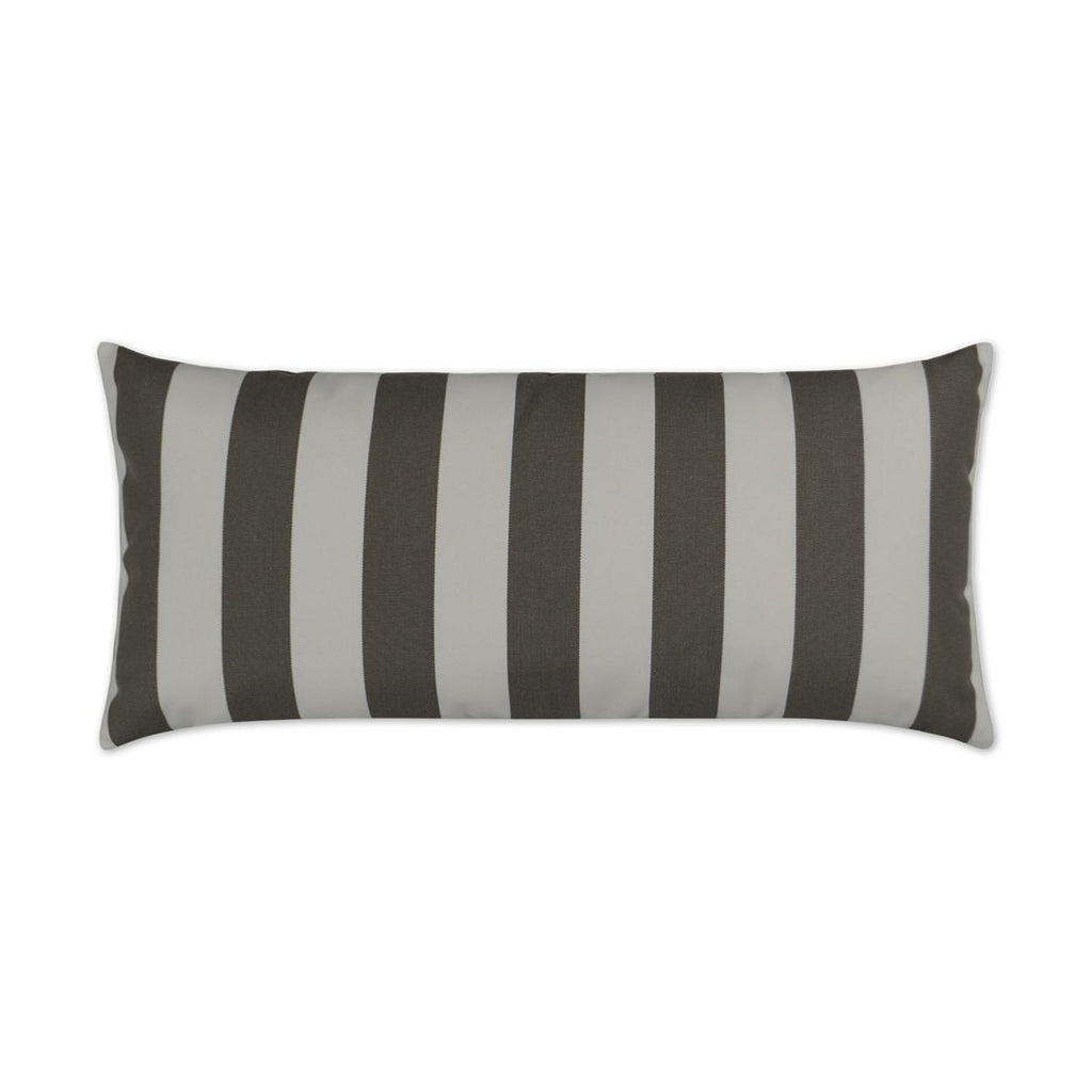 D.V. Kap Home Caf Stripe Lumbar Driftwood 12" x 24" Pillow Cover