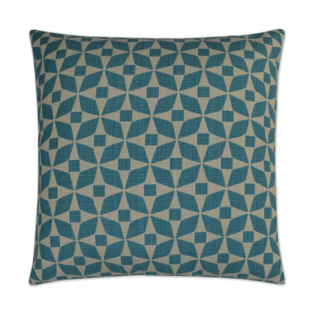 D.V. Kap Home Marquee Turquoise 22" x 22" Pillow Cover