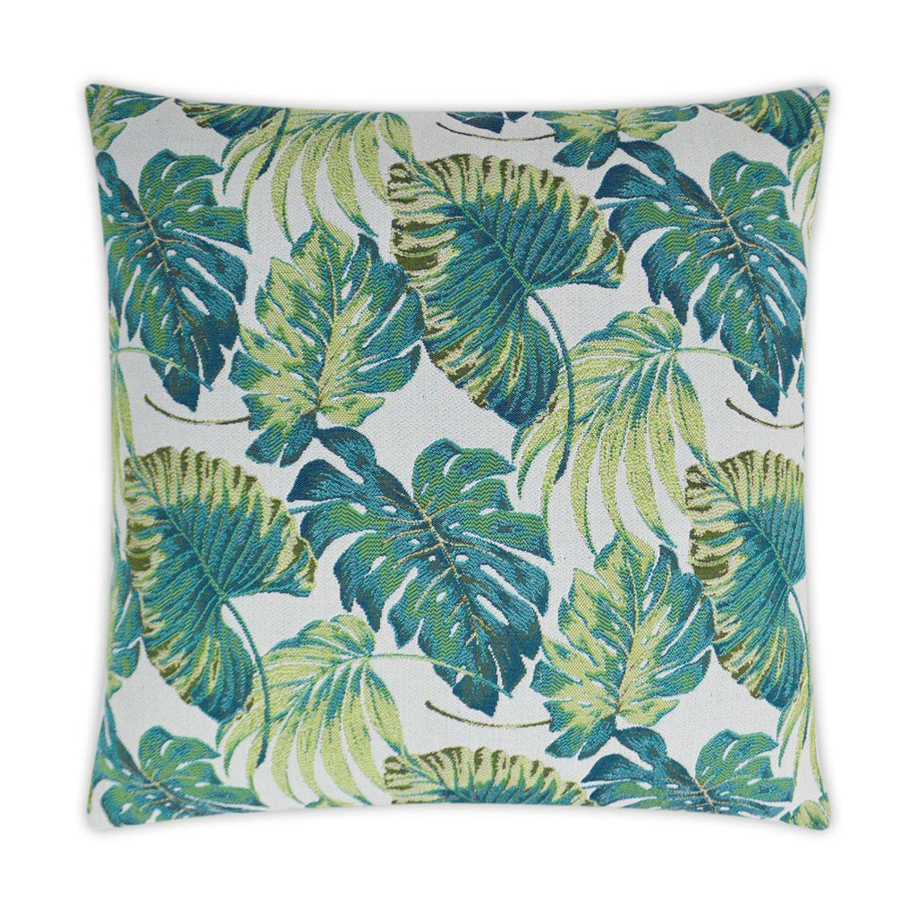 D.V. Kap Home Sunpalm Tropical Palm Leaf 22" x 22" Pillow Cover