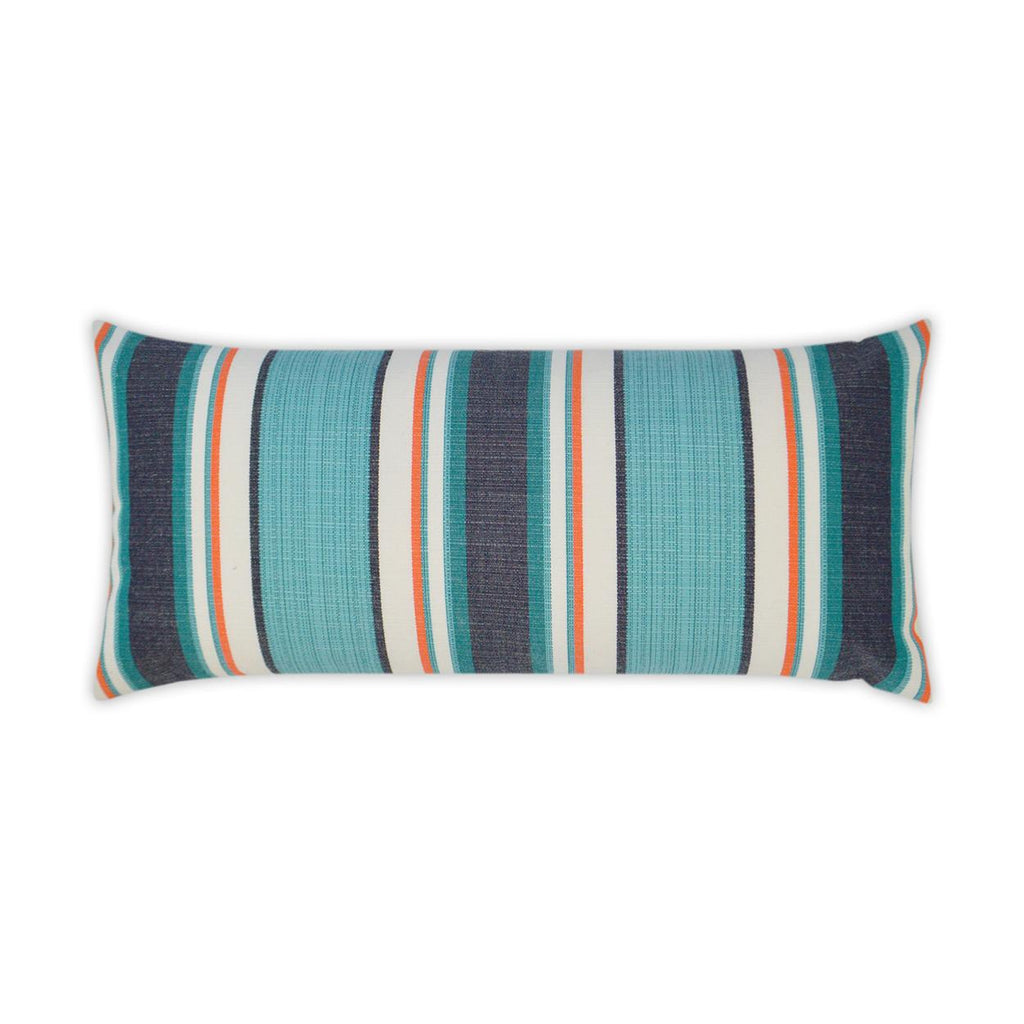 D.V. Kap Home Token Lumbar Multicolor Stripe 12" x 24" Pillow Cover