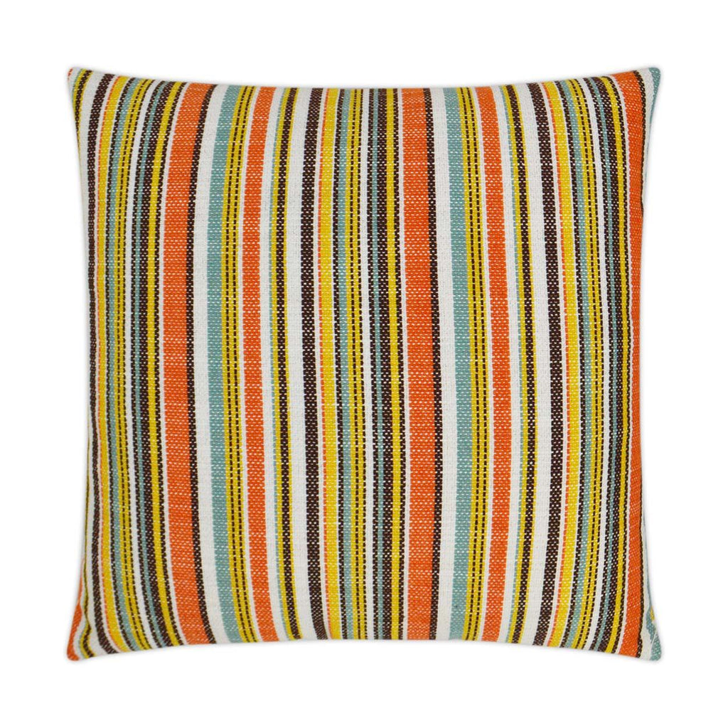 D.V. Kap Home Fancy Stripe Multi 22" x 22" Pillow Cover