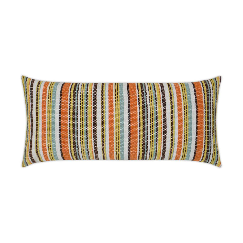 D.V. Kap Home Fancy Stripe Lumbar Multi 12" x 24" Pillow Cover