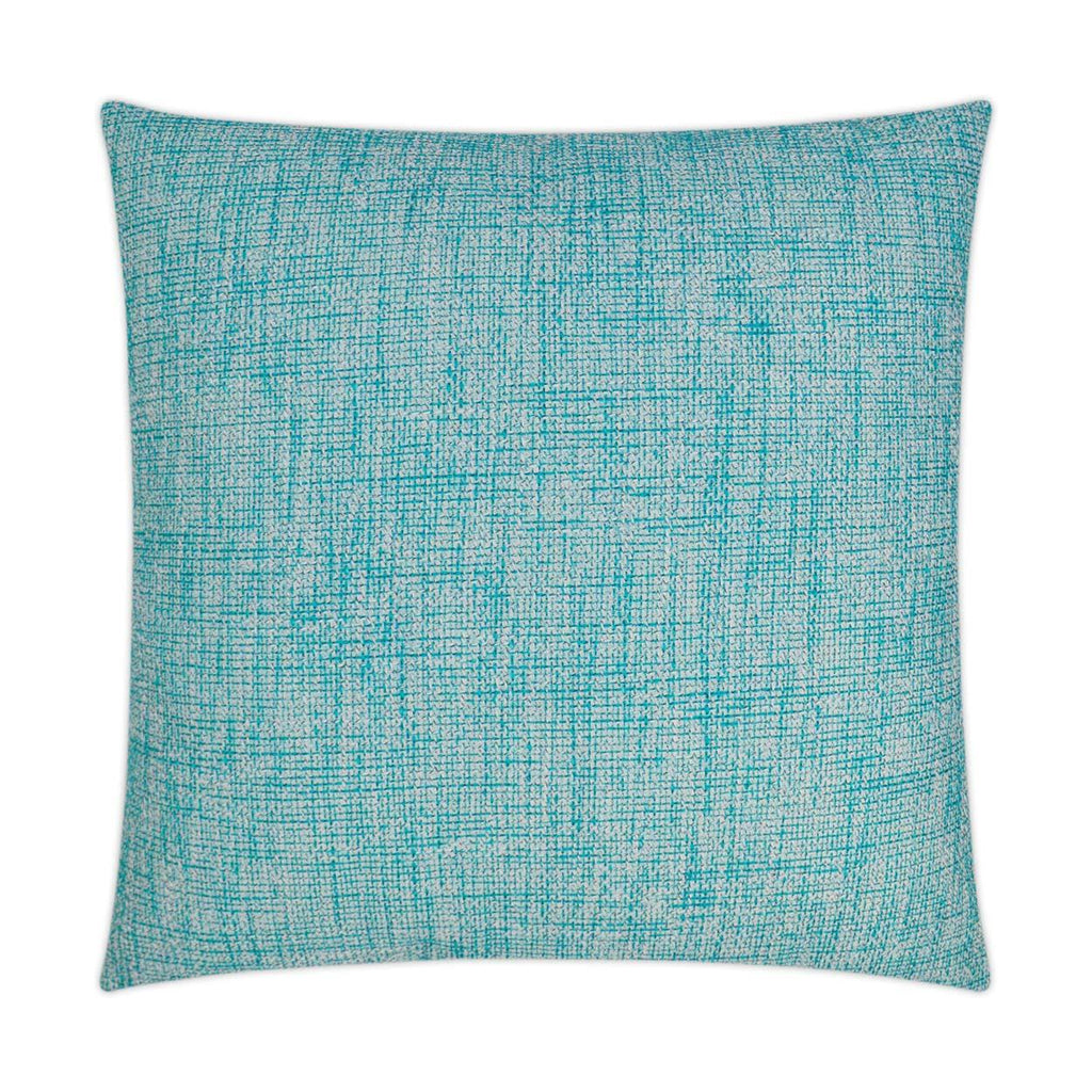 D.V. Kap Home Double Trouble Turquoise 22" x 22" Pillow Cover