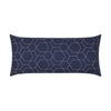 D.V. Kap Home Hex Quilt Lumbar Navy 12