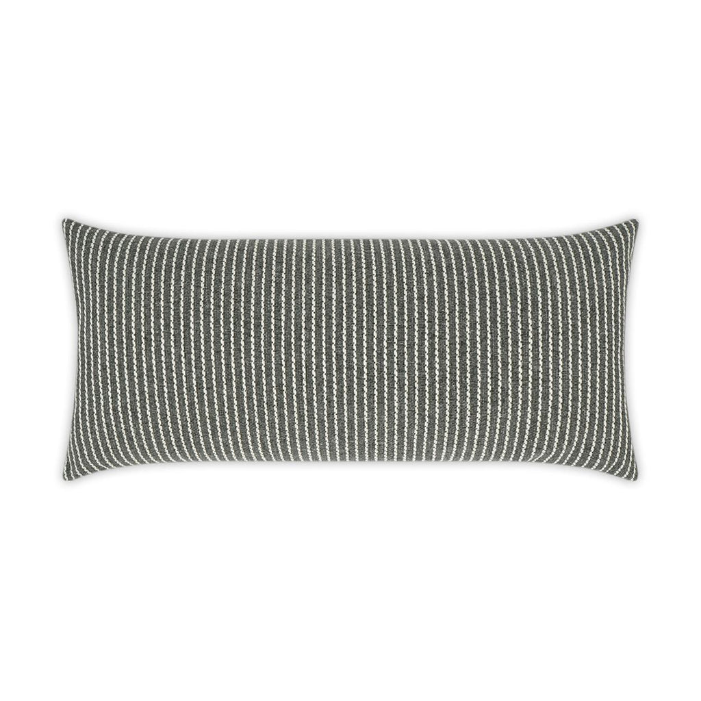 D.V. Kap Home Linus Lumbar Graphite 12" x 24" Pillow Cover