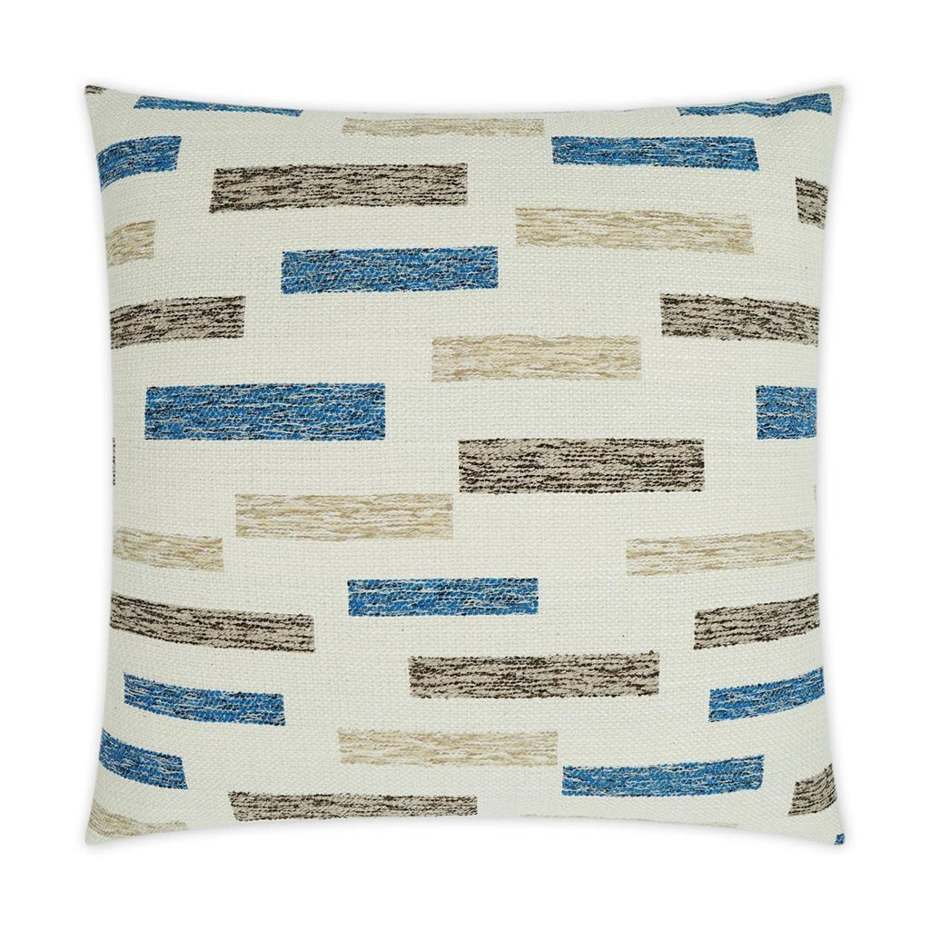 D.V. Kap Home Blockweave Blue 22" x 22" Pillow Cover