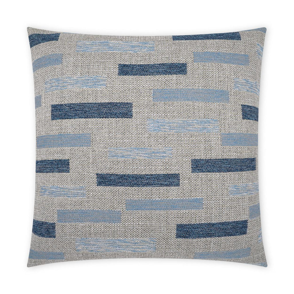 D.V. Kap Home Blockweave Indigo 22" x 22" Pillow Cover