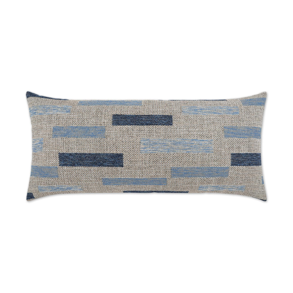 D.V. Kap Home Blockweave Lumbar Indigo 12" x 24" Pillow Cover