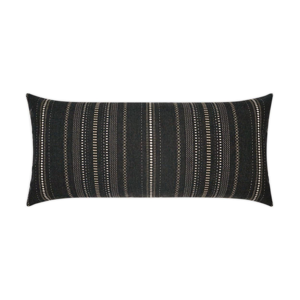 D.V. Kap Home Copeland Lumbar Onyx 12" x 24" Pillow Cover