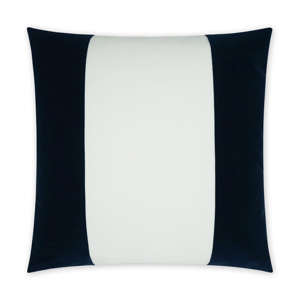 D.V. Kap Home Sundance Band Navy 22" x 22" Pillow Cover