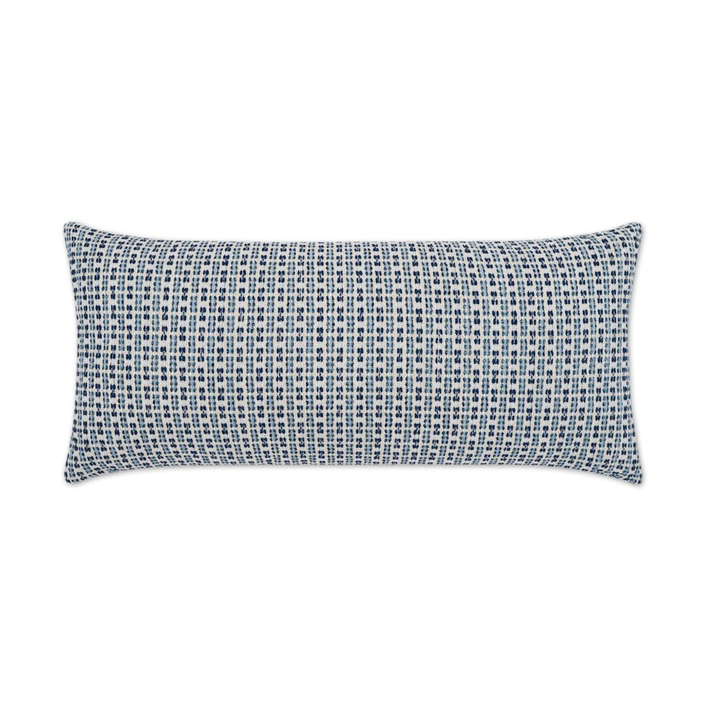 D.V. Kap Home Kittery Lumbar Blue 12" x 24" Pillow Cover