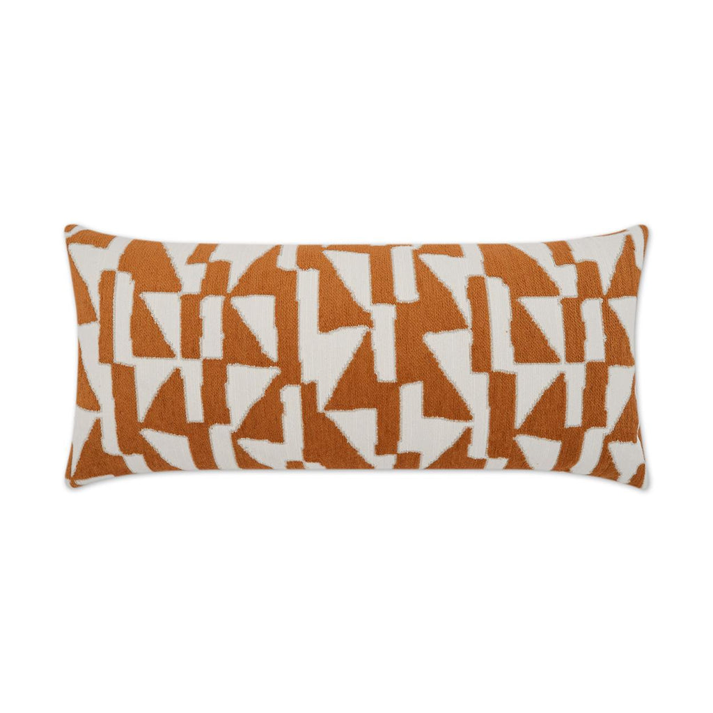 D.V. Kap Home Imka Lumbar Orange 12" x 24" Pillow Cover