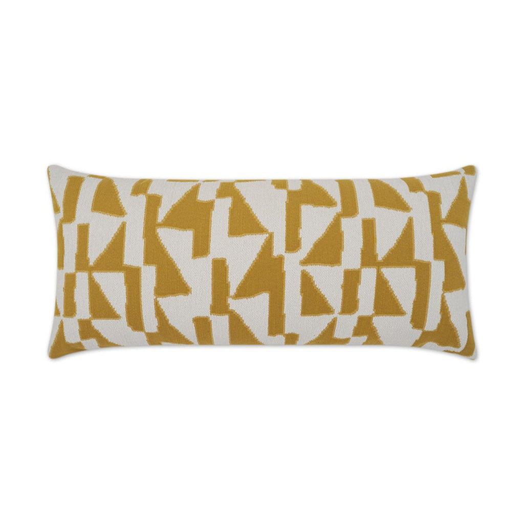 D.V. Kap Home Imka Lumbar Yellow 12" x 24" Pillow Cover