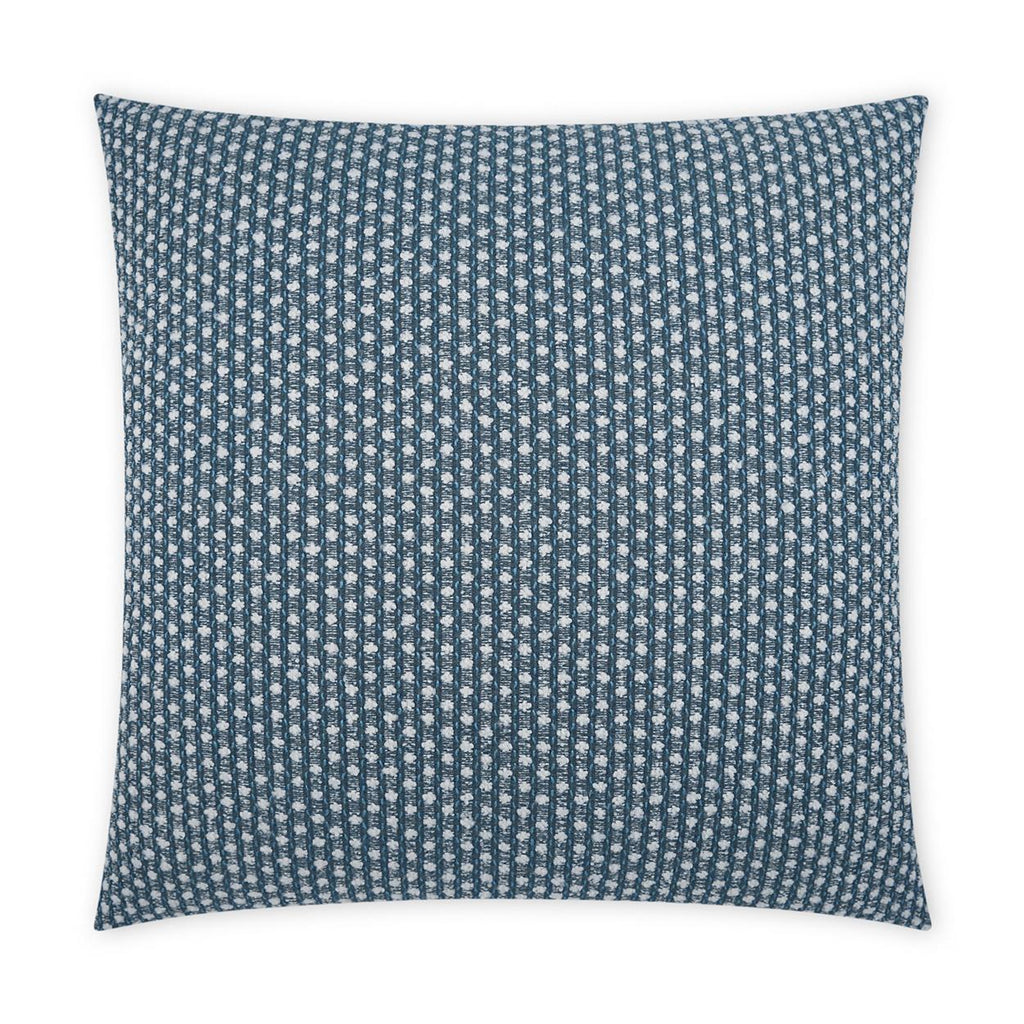 D.V. Kap Home Dot Dash Blue 22" x 22" Pillow Cover