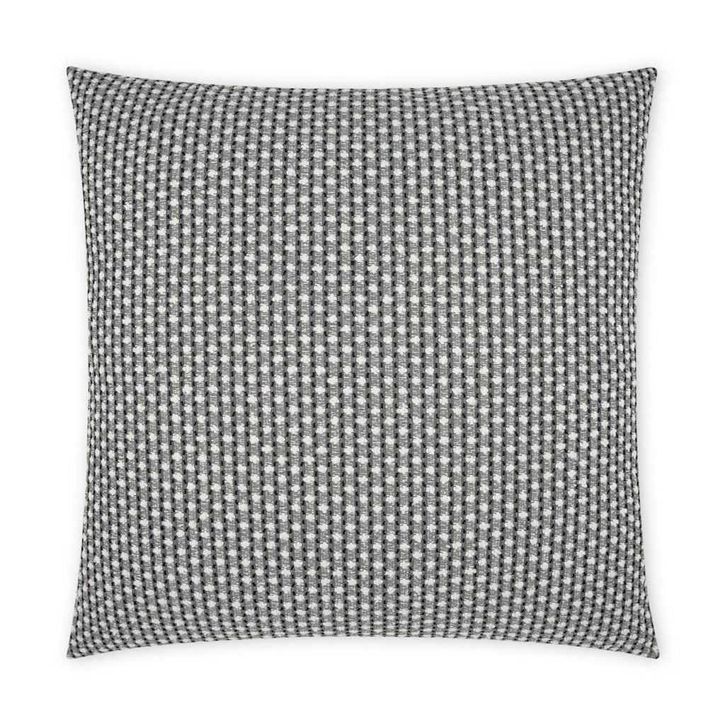 D.V. Kap Home Dot Dash Grey 22" x 22" Pillow Cover